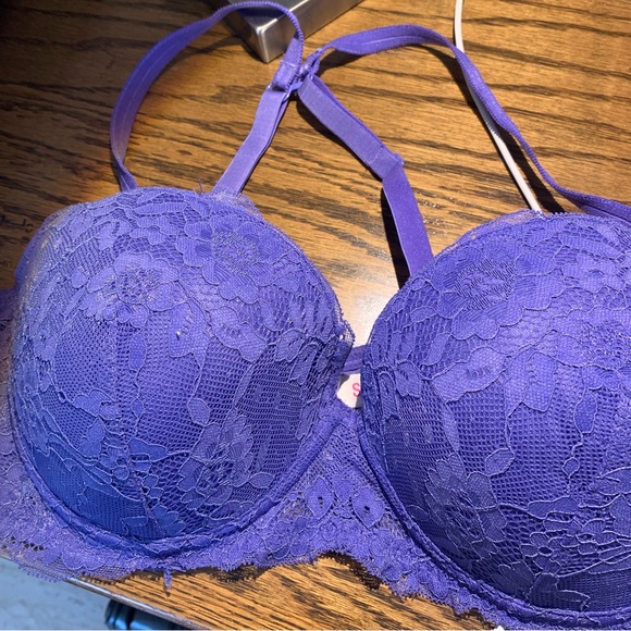 SO NWOT Elegant Purple Lace Bra - Picture 4 of 6